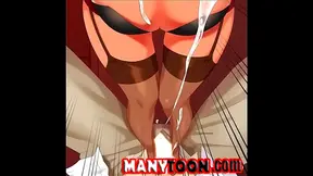 Anime Teen Goddess Takes Rough Doggystyle Ride with Dual Penetration Creampie