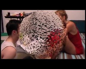 Milf Bianca spits on slave Richie