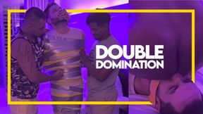 Facesitting Double Domination (1080p) Gay Bondage - Gay Domination - Tape Bondage - Face sitting - Sneakers - BDSM