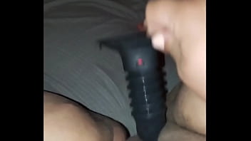 BTW fucks her pussy with vibrator