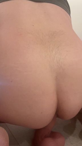 Getting Fucked by an 11 Inch Dildo