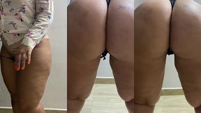 madrastra latina con hermoso y perfecto culo redondo