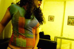 sissy girl enjoys dildo in ass while chatting with strangers