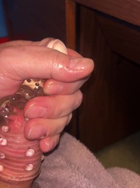 Hot wife parties with a river otter