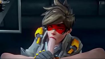 Tracer shows off her talent
