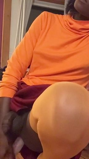 Vanniall as Velma with a Big Dick and Huge Dildo