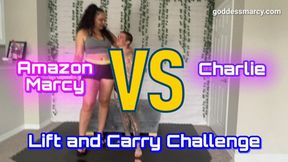 Lift and Carry Challenge: Amazon Marcy vs Charlie