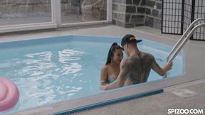 Asian Babe Polly Pons Couldnt Resist From Pool Boy Huge Dick