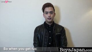 BoyzJapan.com - Gay Japanese student interviewed and jerks off till cumshot