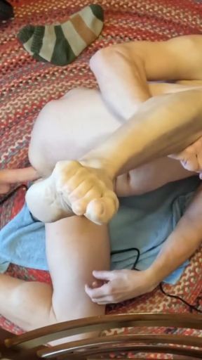 Gramps Afternoon Anal Fuck Machine   Clip 1