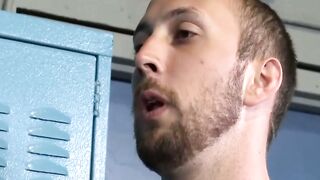 GayOver30.com - Dominant daddy dustin takes charge pounding Jason's ass hard