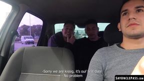 Dimitri Star and Luca Libra got into a hot threeway fuck with Leo Blue