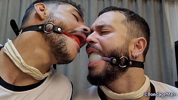 Gag Test Victor BH and Thiago BH tied up and gagged for the first time | PREVIEW