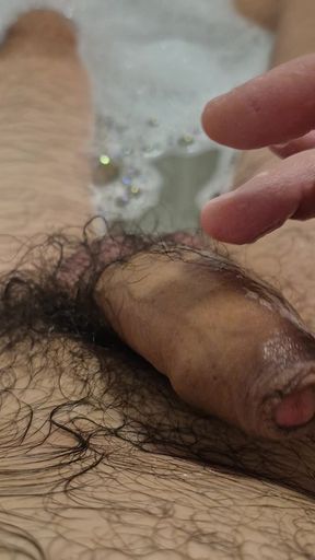 bath time zabawy w wannie penisem