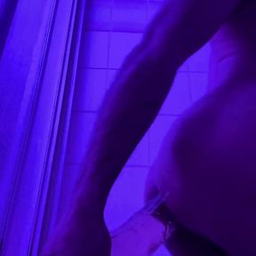 Dildo Riding in the Shower! Creampie