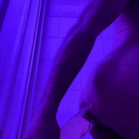 Dildo Riding in the Shower! Creampie