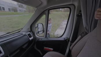 Serina Gomez's Sizzling Ride - A POV Pickup in the Open