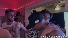 Jordan Lake got gangbanged by sexy men at a wild & wet party