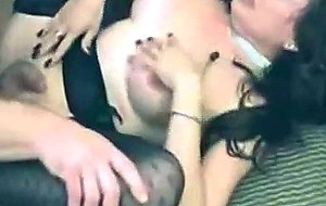 Busty ts milf pleases a chap