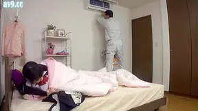 Teen Girlfriend Tempted by Handsome HVAC Guy – Steamy Flirty Repair Visit