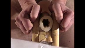 Long Fleshlight Pussy Stand Fuck Masturbation