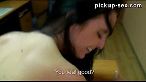 Amateur eurobabe Tereza Becker fucked and facialed for cash