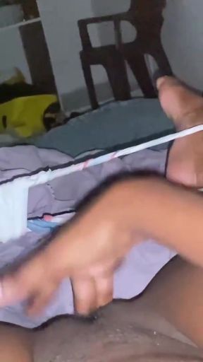 Neighbor sends me a video masturbating at the night when her husband is not home   Clip 2