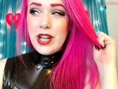 Amateur redhead masturbates then gives a blowjob