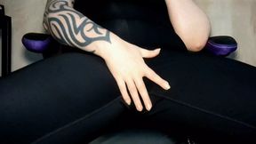 Squirting splatters my soaked snatch through wet panties, a hot and sticky mess