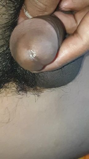 Black big size panis massage in my room