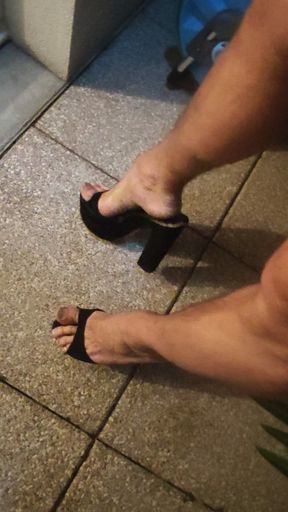 My Feet with High Heels on