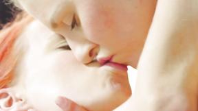 ”Sexy brunette gives her lover a show before they fuck”