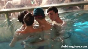 Jiri Gang 04 - Swimming Pool Bareback Party