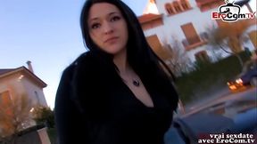 French skinny amateur teen like her first porn