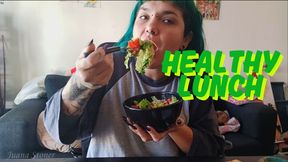 Healthy lunch - eat with me