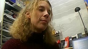 Eklige Blonde Bueroschlame Fuer Traeumt Von Porno Karriere