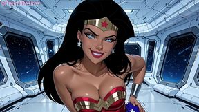 wonder woman’s forbidden pleasure (parody) ~ ai-generated
