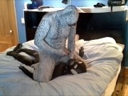 zentai snake humps and shoots or orca frogman