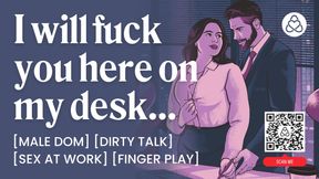 ASMR Audio Porn: Male Dom Boss Fucks His Submissive Coworker After Hours - Office Sex - Erotic Audio Roleplay
