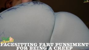 Facesitting Fart Punishment For Being A Creep