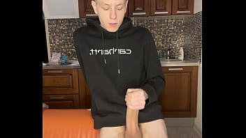 18yo Alone Strokes Monster Dick Imagining Classmate Begging