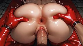 Latex Sex! Asmr Cartoon Pussy Fuck!