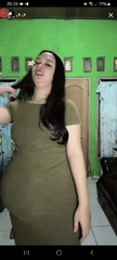 Bumil nyobain dress ketat