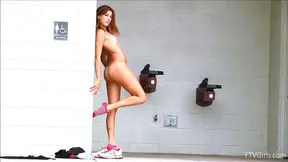 Fit Feisty Babe Shows Off Body Gems Post-Gym Workout Tease