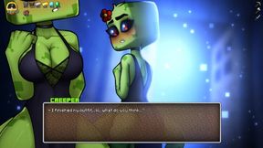 Minecraft Horny Craft - Part 6 - A Really Hot Creeper Babe By LoveSkySanHentai