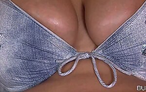 Busty blonde angel wicky dp'ed to the xxxtreme in sauna