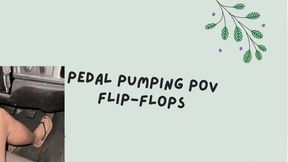 flip flops pedal pumping