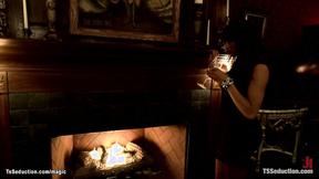 ”Big dick TBabe gets blowjob from date”