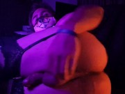 Soft femboy Eden takes a Bad Dragon Large Mystic dildo all the way