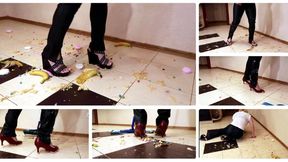 Slippery floor: A Tale of Party, Chaos, and Unbearable Cleanup WMV N